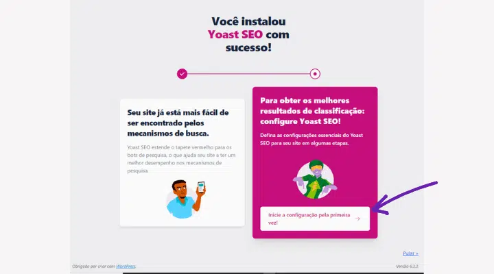 configurando pela primeira vez o yoast SEO