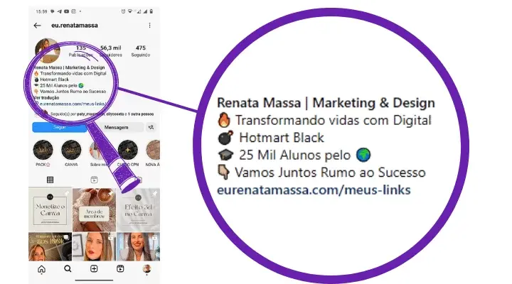 bio objetiva da Renata Massa