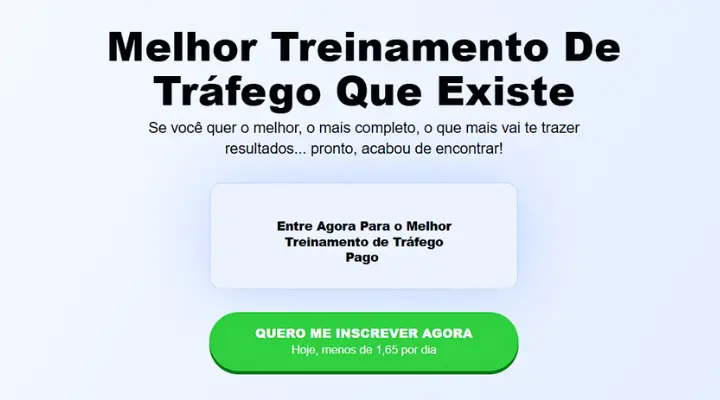 melhor treinamento de tráfego pago